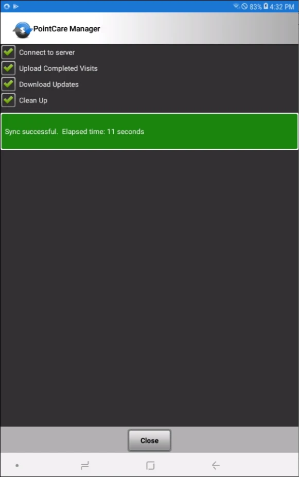 PointCare screenshot